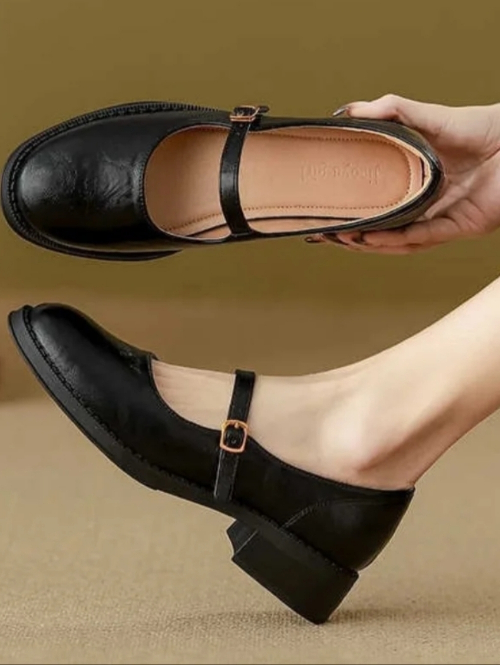 Classic Comfort Black Mary Janes